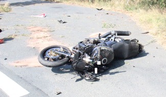 Polizei Coesfeld: POL-COE: Billerbeck, L581/ Motorradfahrer lebensgefährlich verletzt