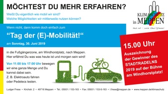 Polizeiinspektion Emsland/Grafschaft Bentheim: POL-EL: Meppen - Polizei informiert am "Tag der (E)-Mobilität"