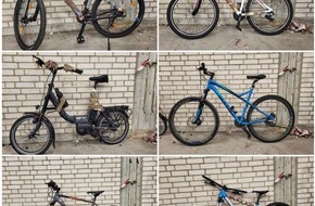 Polizeipräsidium Mannheim: POL-MA: Mannheim: Mehrere Fahrräder sichergestellt - Eigentümer gesucht!