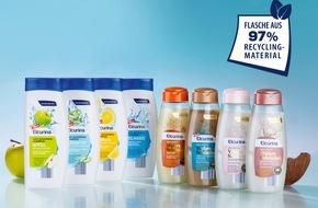 NORMA: NORMA bietet zwei Shampoo-Linien künftig in umweltschonenden Flaschen aus recyceltem Plastik an / Discounter bietet bei "Elcurina Anti-Schuppenshampoo" & "Wahre Schönheit" viel Pflege (FOTO)