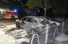 Kreispolizeibehörde Rhein-Kreis Neuss: POL-NE: BMW X1 brennt vollständig aus - Wer kann Hinweise geben?