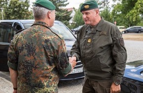 PIZ Heer: Österreichischer Kommandant Landstreitkräfte besucht das Deutsche Heer