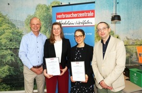 Verbraucherzentrale Nordrhein-Westfalen e.V.: Junge Forscherinnen ausgezeichnet