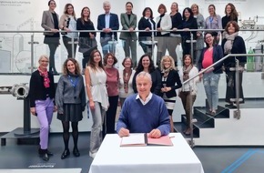 Messer SE & Co. KGaA: Bernd Eulitz unterzeichnet für Messer die UN Women Empowerment Principles zur Gleichstellung der Geschlechter