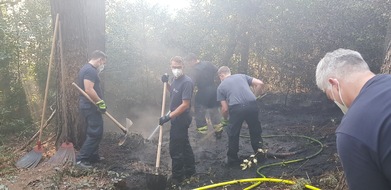 Feuerwehr Witten: FW Witten: Folgemeldung Waldbrand