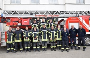 Feuerwehr Lennestadt: FW-OE: 10 neue Atemschutzgeräteträger für die Feuerwehr Lennestadt