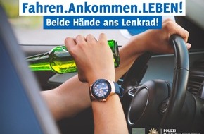 Polizeipräsidium Rostock: POL-HRO: Beginn der Kontrollen "Fahren.Ankommen.LEBEN!" zum Thema Alkohol & Drogen