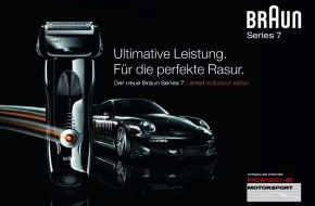 Procter & Gamble Germany GmbH & Co Operations oHG: Braun und Porsche gehen gemeinsam ins Rennen... / Limited motorsport edition in edlem Design und mit einem rasanten Extra (mit Bild)