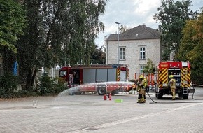 Feuerwehr Detmold: FW-DT: Einsatz am Gymnasium Leopoldinum - Natrium unschädlich gemacht