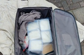 Zollfahndungsamt Frankfurt am Main: ZOLL-F: Nach Lieferung von Streckmitteln - Zollfahndung Frankfurt und Staatsanwaltschaft Hanau zerschlagen Drogenhändlerbande neun Haftbefehle vollstreckt und weitere Person festgenommen