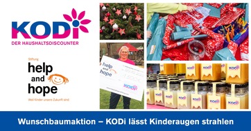 KODi Diskontläden GmbH: Wunschbaumaktion - KODi lässt Kinderaugen strahlen
