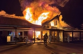 Polizeiinspektion Heidekreis: POL-HK: Hodenhagen: Brand eines Restaurants