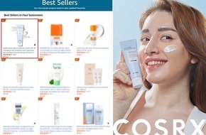 COSRX: Die &bdquo;COSRX Ultra-Light Invisible Sunscreen" erobert nach ihrem Erfolg in Gro&szlig;britannien den ersten Platz bei Amazon Deutschland und treibt damit den K-Beauty-Boom in ganz Europa voran