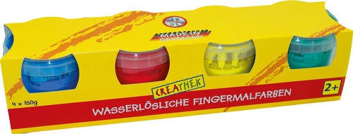 VEDES AG: Rückruf Fingerfarben von Creathek