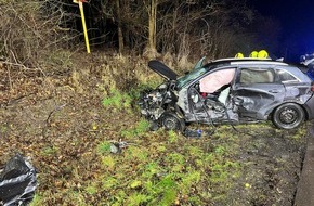 Feuerwehr Bergheim: FW Bergheim: Schwerer Verkehrsunfall mit Todesfolge auf der BAB 61 an Heiligabend bei Bergheim