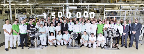 Skoda Auto Deutschland GmbH: Rekord: SKODA produziert 1,5 Millionen Motoren und Getriebe im Jahr 2014 (FOTO)