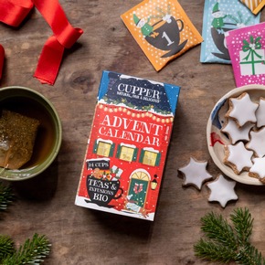 Presseinfo: 24 Tage voller Teegenuss - Cupper Teas macht die Adventszeit noch stimmungsvoller