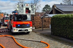 Feuerwehr Norderstedt: FW Norderstedt: Kellerbrand im Rubensweg