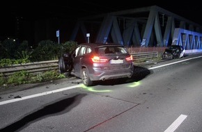 Kreispolizeibehörde Rhein-Kreis Neuss: POL-NE: Zwei Verletzte nach Frontalzusammenstoß