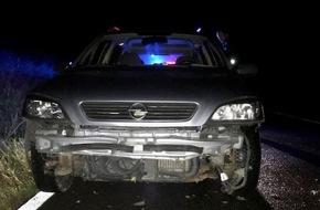 Polizeidirektion Kaiserslautern: POL-PDKL: Betrunkener Unfallverursacher flüchtet