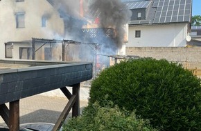Polizeidirektion Koblenz: POL-PDKO: Brand eines Einfamilienhauses
