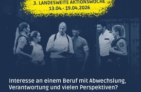 Polizeipr&auml;sidium Rheinpfalz: POL-PPRP: 3. landesweite Aktionswoche "Deine PoliZEIT" - den Polizeiberuf live erleben!