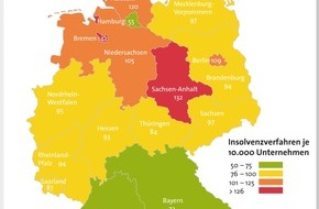 CRIF GmbH: Zahl der Firmeninsolvenzen im Jahr 2010 rückläufig (mit Bild)
