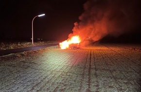 Kreispolizeibehörde Soest: POL-SO: Nachtrag zur Pressemeldung: Pkw entwendet und in Brand gesetzt