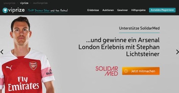 SolidarMed: Engagement: Arsenal London Erlebnis mit Stephan Lichtsteiner