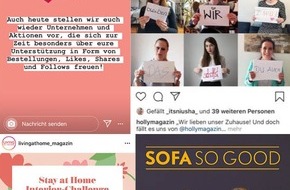 Gruner + Jahr Deutschland GmbH: Die G+J- und DMM-Living-Marken starten digitale Aktionen in Zeiten der Corona-Krise: Hashtag-Kampagnen, Podcasts und Webangebote