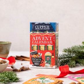 Presseinfo: 24 Tage voller Teegenuss - Cupper Teas macht die Adventszeit noch stimmungsvoller