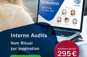 DQS Holding GmbH: DQS-Fr&uuml;hjahrskongress Interne Audits / Digitaler Treffpunkt f&uuml;r alle Managementsystembeauftragten