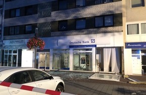 Kreispolizeibehörde Wesel: POL-WES: Kamp-Lintfort - Geldautomat in Kamp-Lintfort gesprengt / Ergänzung