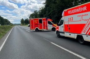 Freiwillige Feuerwehr Werne: FW-WRN: 2RTW - LZ1 - VU / 3 PKW / 2 verletzte Personen
