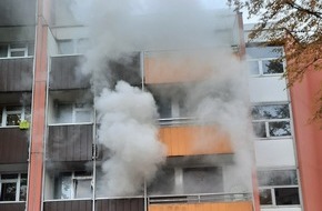 Feuerwehr Oberhausen: FW-OB: Küchenbrand im Mehrfamilienhaus auf der Bebelstr.