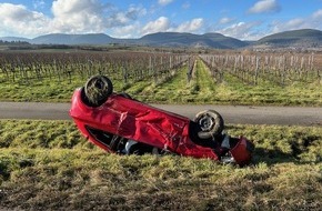 Polizeidirektion Landau: POL-PDLD: Verkehrsunfall mit schwerverletzter Person