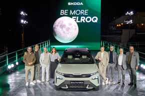 Weltpremiere des neuen Škoda Elroq: Pressematerial und Highlight-Video der Enthüllung