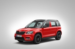 Skoda Auto Deutschland GmbH: Bestellstart für sportliches Sondermodell SKODA Yeti Monte Carlo (FOTO)