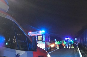 Feuerwehr Bottrop: FW-BOT: Verkehrsunfall auf der BAB A42