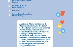 Kreispolizeibeh&ouml;rde Kleve: POL-KLE: Kreis Kleve - Umgang mit Social Media: Vortragsangebot von AWO und Polizei