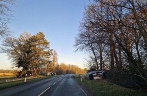 Polizeiinspektion Oldenburg-Stadt / Ammerland: POL-OL: +++ Westerstede: Glätteunfall in den Morgenstunden +++