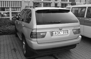 Polizeipräsidium Mittelfranken: POL-MFR: (1207) Umfrisierten BMW X 5 erkannt -
Geländewagen sichergestellt - Bildveröffentlichung