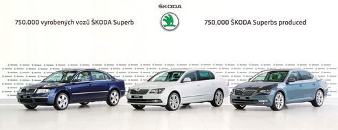 Skoda Auto Deutschland GmbH: SKODA produziert 750.000sten SKODA Superb (FOTO)