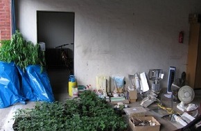Polizeiinspektion Hildesheim: POL-HI: Ausheben einer Indooranlage in Freden/Leine