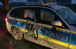 Kreispolizeibehörde Märkischer Kreis: POL-MK: Glück für Polizisten bei Kollision