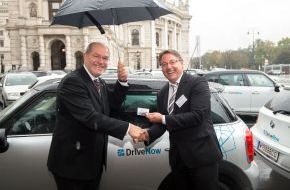 DriveNow GmbH & Co. KG: DriveNow in Wien gestartet