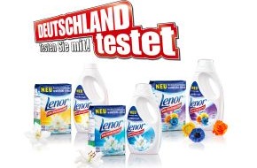 Procter & Gamble Germany GmbH & Co Operations oHG: "Deutschland testet - testen Sie mit": die große Testaktion für Markenprodukte / Im Oktober Lenor testen und bis zu 50% sparen (mit Bild)
