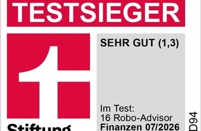 quirion AG: Zum dritten Mal: quirion ist Testsieger bei Stiftung Warentest