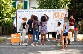 IG saubere Umwelt IGSU: Medienmitteilung: «Knabenschiessen: Mit leeren Plakaten gegen Littering»