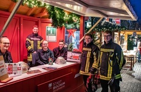 Feuerwehr Bochum: FW-BO: Weihnachtsmarkt 2018 - Abschlussbilanz der Feuerwehr Bochum: 50 Einsätze und fast 2.000 verkaufte Notfalldosen